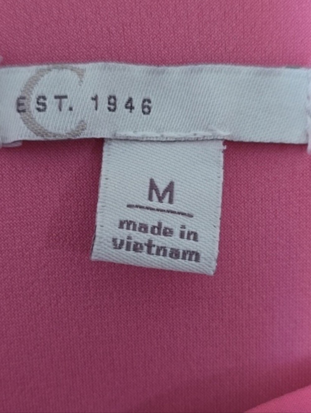 C Pink Flutter Sleeve V-Neck Blouse with Decorative Strap - Picture 4 of 4